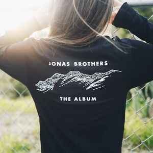 Jonas Brothers The Mountain Shirt Black Long Sleeve Tee